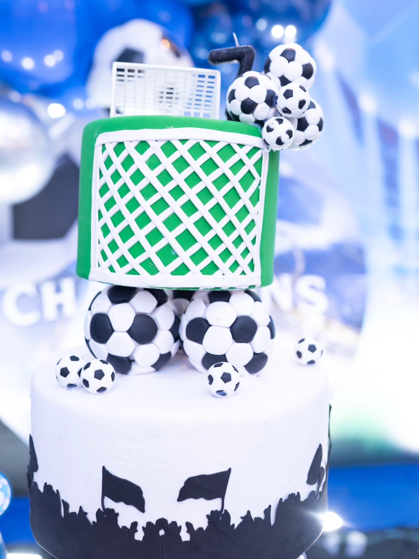 Aniversário do Bernardo — tema futebol